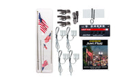 Woodland Flag Pole with Spotlight Value Pack 5925 - MPM Hobbies