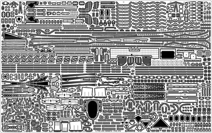 1/700 Pontos Model IJN Battleship Yamato 1945 (New Tool Full Hull) 70002R1