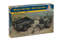 1/35 Italeri 250 gal.s Tank Trailer - M101 Cargo Trailer 229