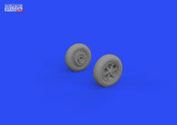 1/72 Eduard F4F wheels late PRINT for ARMA HOBBY 672299