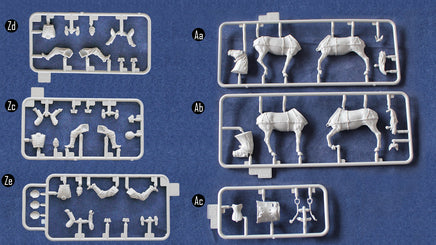 1/35 Riich WWII German IF-5 Horse Drawn Mg Wagon with Zwillingslafette 36 35012