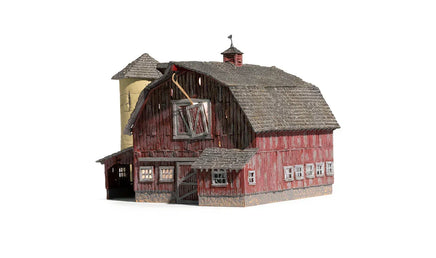 HO Woodland Old Weathered Barn BR5038