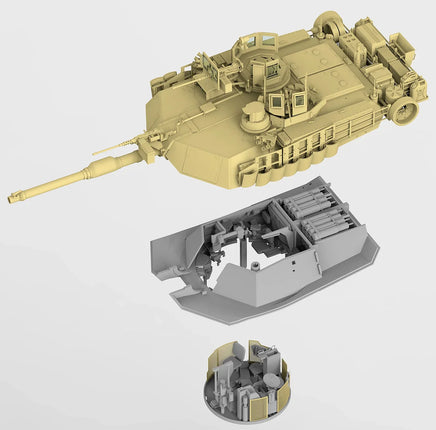 1/35 Ryefield Models M1A2 SEP Abrams Tusk I/Tusk II w/Full Interior 5026