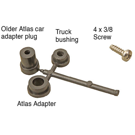 O Scale Kadee 2 Rail Arch Bar Metal Trucks 757