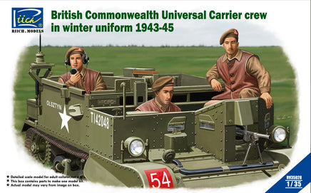 1/35 Riich British Commonwealth Universal Carrier Crew in Winter Uniform (1943-1945) 35028