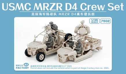 1/35 Magic Factory USMC MRZR D4 Crew Set 7502 - MPM Hobbies