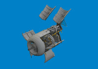 1/48 Eduard Fw 190A-6 engine & fuselage guns Brassin for EDUARD kit 6481102