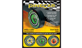 PineCar Green Snake Wheel Flare Decal 4064