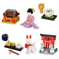 Nanoblock Culture Japan Assortment 3 (Blind Box of 6) 23564