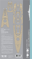 1/350 Pontos Model DKM Tirpitz Wooden Deck Set Type T 35007WD1