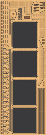 1/350 Pontos Model USS CVL-22 Independence Wooden Deck Set Type1 35011WD1