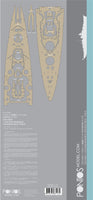 1/350 Pontos Model DKM Bismarck Wooden Deck Set for Revell 35013WD1