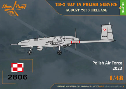 1/48 Clear Prop TB.2 UAV in Polish Service 4812