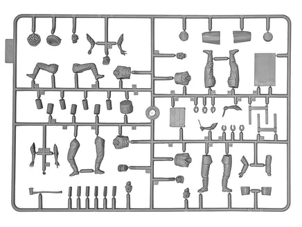 1/35 ICM Feldküche WWII German Field Kitchen with Cooks 35618