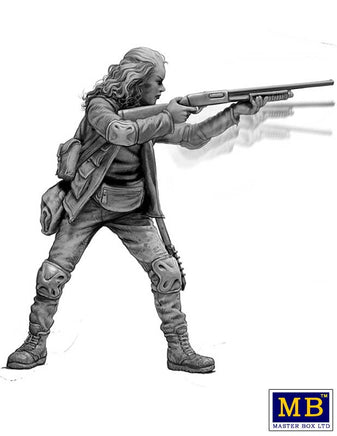 1/35 Master Box Zombieland Series: Kit No. 3 Road to Freedom. Zombie Hunters 35243