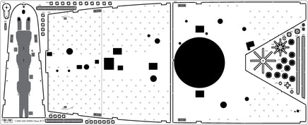 1/350 Pontos Model USS BB-63 Missouri 1991 Detail Up Set 35009F1