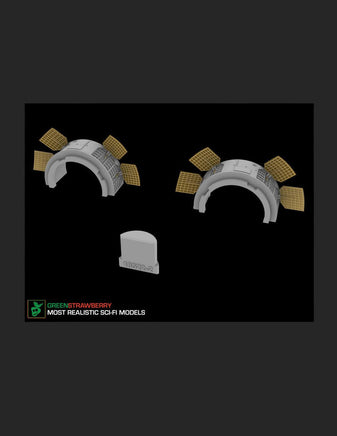 1/72 Green Strawberry Razor crest - Flaps (AMT) B18522