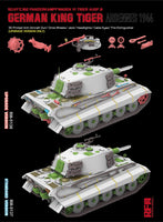 1/35 Ryefield Sd.Kfz. 182 Panzerkampfwagen VI Tiger Ausf. B German King Tiger 5138