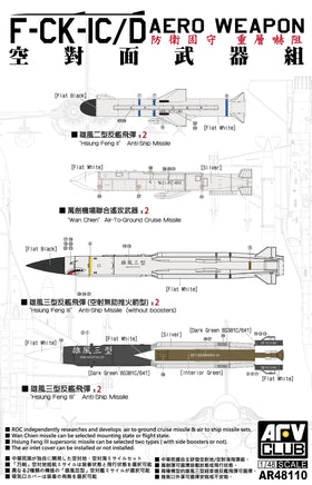 1/48 AFV F-CK-1C/D Aero Weapon AR48110