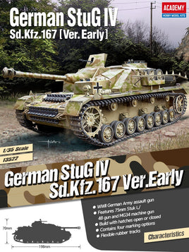 1/35 Academy German Stug IV Sd.Kfz.167 [Ver.Early] 13522