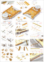 1/350 Pontos Model IJN Nagato 1941 Detail Up Set for Hasegawa 35029F1