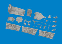 1/48 Eduard P-40E cockpit w/ late seat 3D 6481124