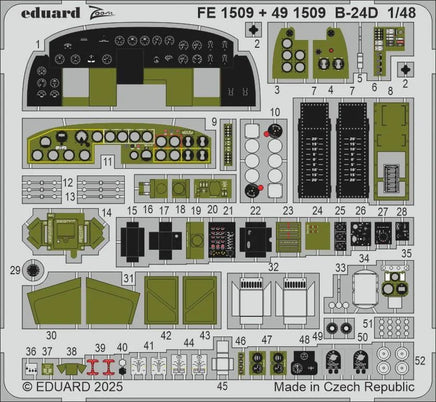1/48 Eduard B-24D Zoom set for HOBBY BOSS kit FE1509