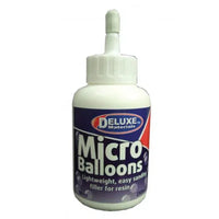 Bottle of Deluxe Materials Micro Balloons on a white background