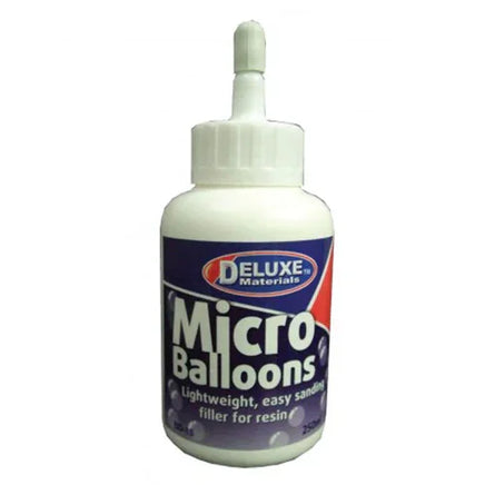 Bottle of Deluxe Materials Micro Balloons on a white background