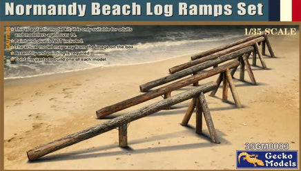 1/35 Gecko Models Normandy Beach Log Ramps Set 35GM0083