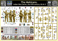 1/35 Master Box Indian Wars Series: XVIII Century Kit No. 5 The Mohicans 35232
