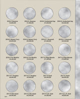 Whitman H.E. Harris Coin Folder - National Park Quarters Collection #2: 2016-2021 2881