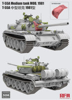 1/35 Ryefield Models T-55A Medium Tank Mod. 1981 w/Workable Track Links 5098