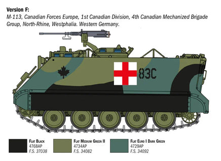 1/35 Italeri M113A1 Armoured Personnel Carrier 6753 - MPM Hobbies
