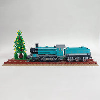 Jie-Star Retro Steam Train with Base (1031 pcs) 59020