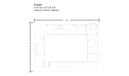N Woodland Interlocking Tower 4964