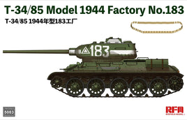 1/35 Ryefield Models T-34/85 Model 1944 Factory No. 183 5083