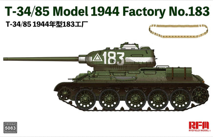 1/35 Ryefield Models T-34/85 Model 1944 Factory No. 183 5083