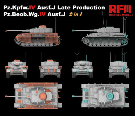 1/35 Ryefield Models Pz.Kpfw. IV Ausf. J Late Production 5033