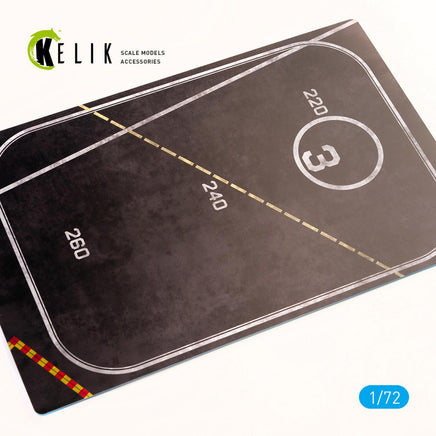 1/72 Kelik HMS Victorious front Lift 1960s Base - Acrylic 3 mm (280 x 180 mm) (170 g) KS72015