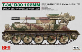 1/35 Ryefield Models T-34/D30 122mm Syrian Self-Propelled Howitzer 5030