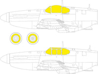 1/72 Eduard Paint Mask for ARMA HOBBY P-51B/C CX620
