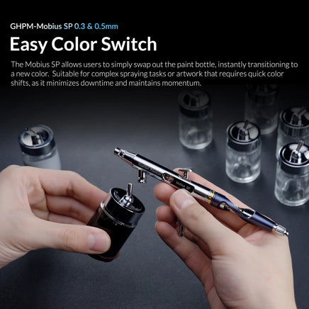 Gaahleri Premium Series GHPM-Mobius SP 0.3 & 0.5mm Airbrush 43004