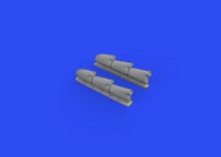1/48 Eduard Spitfire Mk V Three-Stacks Exhausts Rounded for EDU (Resin) 648667