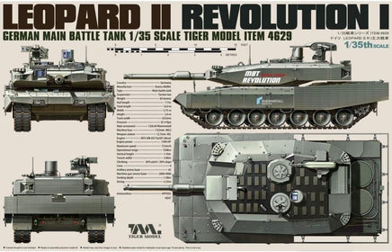 1/35 Tiger Model German Main Battle Tank Leopard II Revolution I 4629