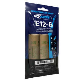 Estes Rockets E12-6 Engines 10030 - MPM Hobbies