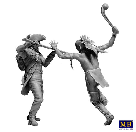 1/35 Master Box Indian Wars Series: XVIII Century Kit No. 7 The Mohicans Mortal Combat 35236