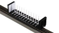HO Bachmann 52' Center-Beam Flatcar - Tomoco Car #203 - 12908