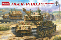 1/35 Amusing Hobby Panzerbefehlswagen Tiger (P) 003 w/Zimmerit In May 1944 - 35A059 - MPM Hobbies