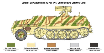 1/35 Italeri 15 cm. Panzerwerfer 42 auf sWS 6562